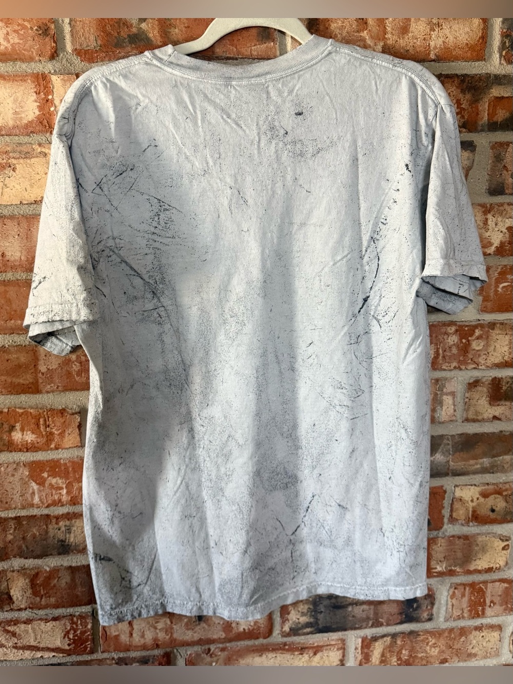 Comfort Colors smoke color blast Short Sleeve Tee with Bat Wing Bow Print - Picture 3 of 6